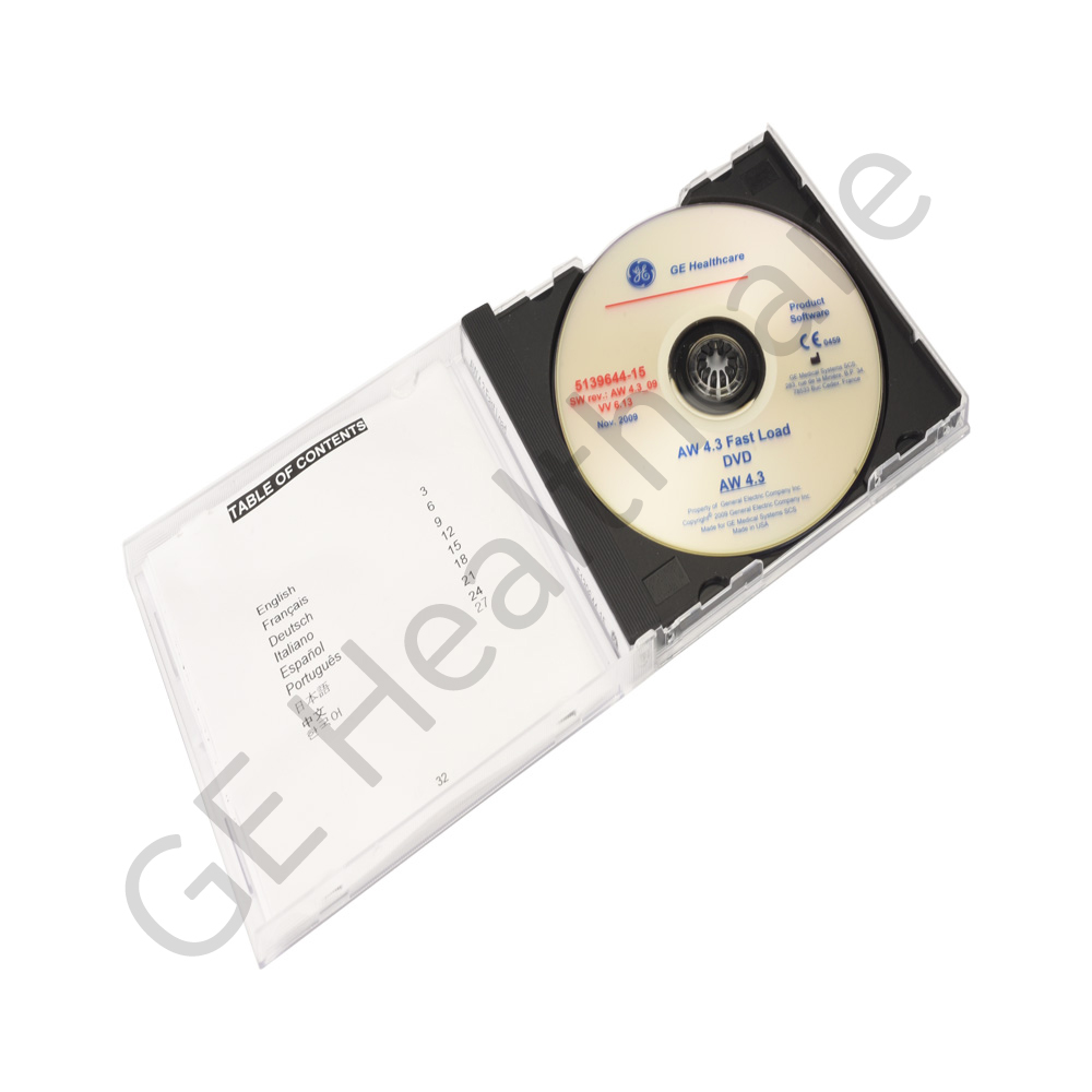 Advantage Workstation (AW) 4.3 Fast Load DVD