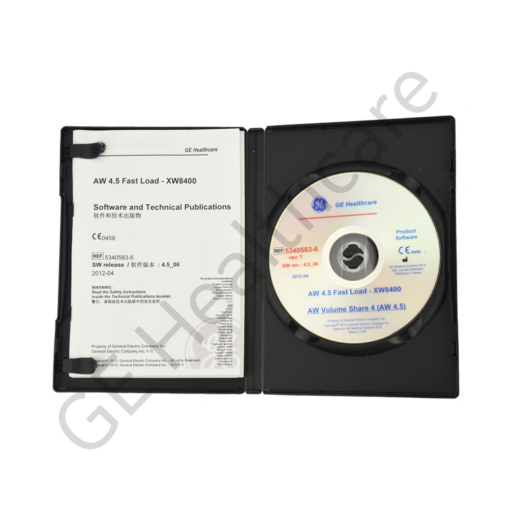 Advantage Workstation (AW) 4.5 Fast Load DVD Xw8600 5340583-6 Advantage Workstation (AW) 4.5 Fast Load DVD Xw8600 5340583-6