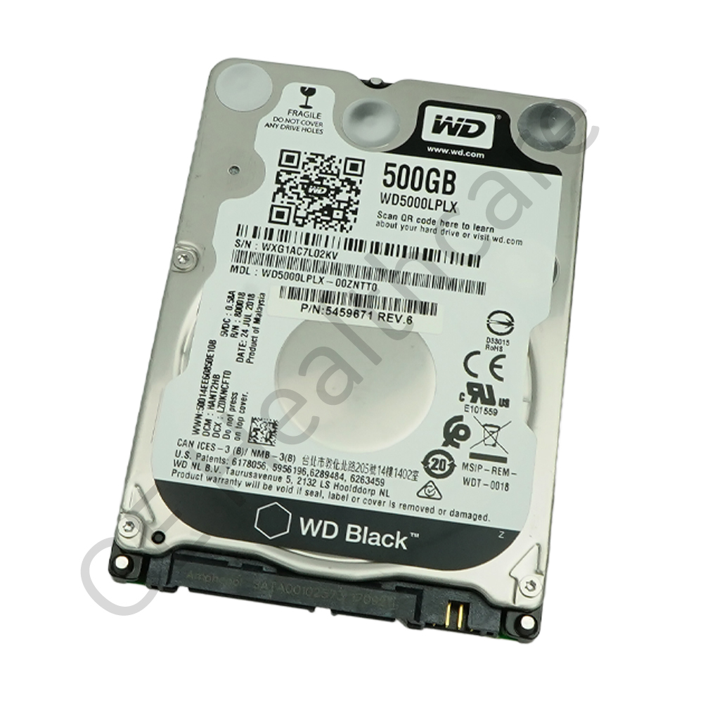 2.5" 500GB SATA Hard Disk Drive (HDD) 2.5" 500GB SATA Hard Disk Drive (HDD)
